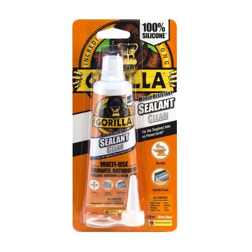 Gorilla SEALANT CLEAR Átlátszó Szilikon Tömítő 30perc 80ml Tubus (KIVEZETÉSRE KERÜL!)