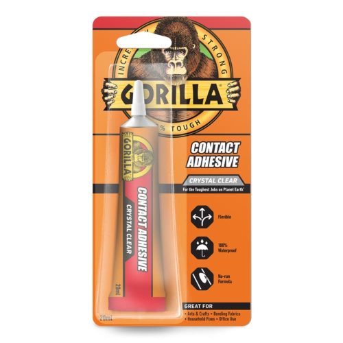 Gorilla Contact Adhesive Clear Kristálytiszta Kontakt Ragasztó 20ml