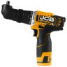   JCB 12DD-2-E-BOXX fúró-csavarozó 30Nm 2x2Ah 12V +3db különböző tokmány, L-Boxx