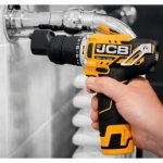 JCB 12DD-2-E-BOXX fúró-csavarozó 30Nm 2x2Ah 12V +3db különböző tokmány, L-Boxx