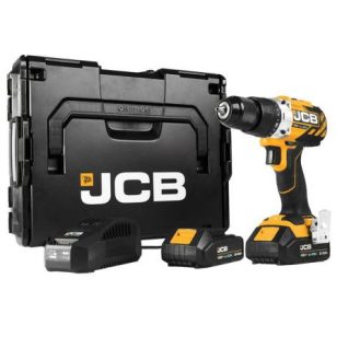   JCB-18BLDD-B kefementes fúrókalapács 18V 2db 2Ah akkuval, töltővel, W-BOXX-ban