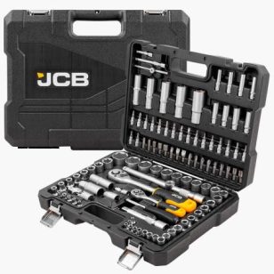 JCB 108 részes szerszámkészlet króm-vanádium acél