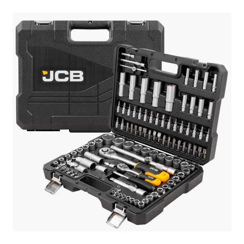 JCB 108 részes szerszámkészlet króm-vanádium acél