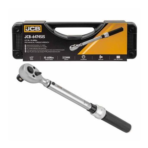 JCB nyomatékkulcs irányváltós 10-60Nm 1/2"