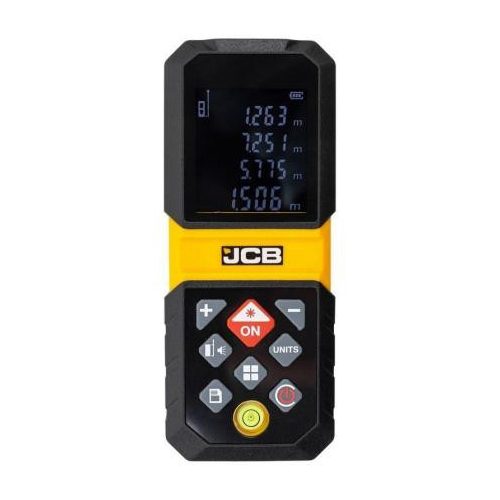 JCB lézeres távolságmérő LCD kijelző, USB-C töltő 80m JCB LDM-80
