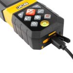 JCB lézeres távolságmérő LCD kijelző, USB-C töltő 80m JCB LDM-80