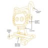 JCB JT2000-R LED reflektor 2000 lm