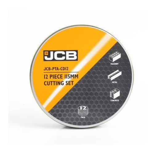 JCB vágókorong készlet fém, falazat, kő, beton 115mm 12db
