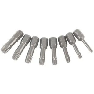   JCB Bit készlet ütvecsavarozóhoz 1/4 Torx T10-től T40-ig 25mm 8db