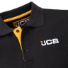 JCB galléros póló fekete