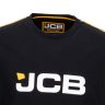 JCB fekete kereknyakú póló